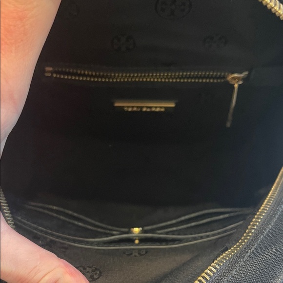 Tory Burch Black Backpack with Gold Accents - Picture 5 of 5